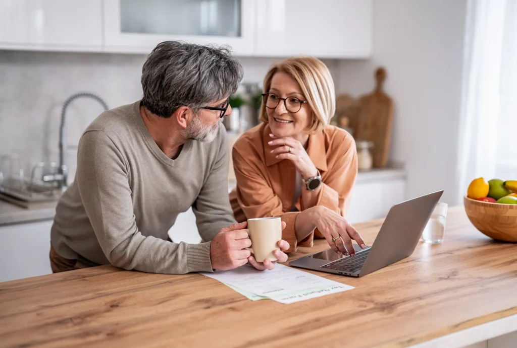 Familia feliz protegida por Goldcrest Capital Solutions